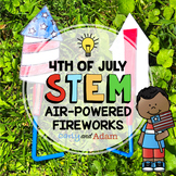 Fourth of July Air-Powered Fireworks Summer STEM Challenge