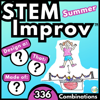 Preview of Summer STEM Activity for Centers and Early Finishers | STEM Improv