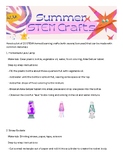 Summer STEM Crafts Activities with Materials and Instructions