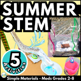 Summer STEM End of the Year Challenges Activities Bundle
