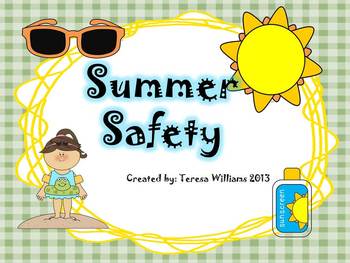 summer safety teaching resources teachers pay teachers