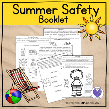 summer safety printables teaching resources teachers pay teachers