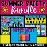 Summer Safety Bundle Classroom Lesson Game Show Color by Code