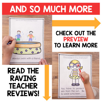 summer activities summer safety book by simply kinder tpt