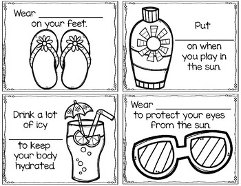 Free Summer Safety Coloring Pages