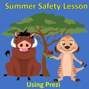 Preview of School counseling lesson Summer Safety Tips