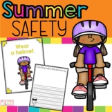Summer Safety - posters, emergent reader, writing, printable