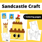 Summer Sandcastle Craft - Coloring Pages Activity