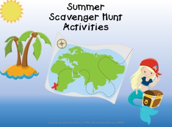 Preview of Summer Scavenger Hunt