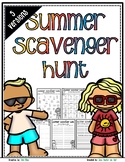 Summer Scavenger Hunt - Summer Nature Walk Exploration