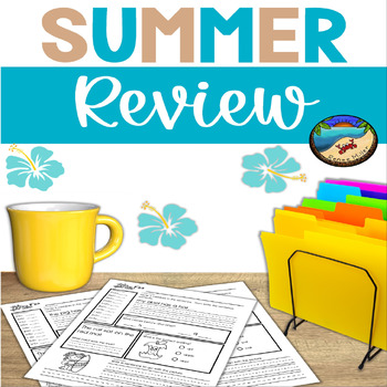 Preview of Summer School Activities for First Grade: Spiral Review