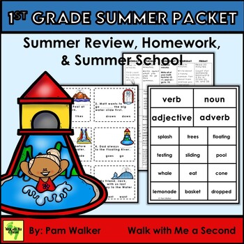 summer homework for 1st grade