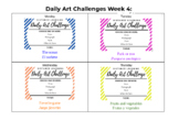 Summer School Daily STEM/STEAM/Art Challenges (ESL, STEM, 