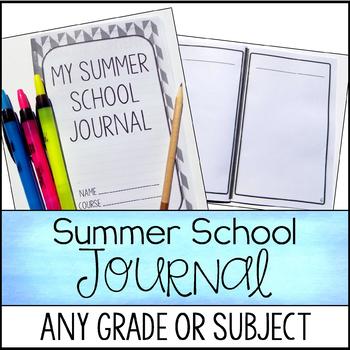 Preview of Summer School Journal - All Grades & Subjects