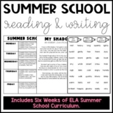 Summer School Literacy Set for Reading and Writing