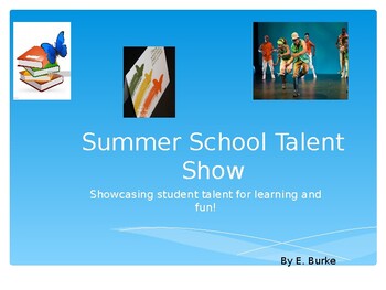 Preview of Summer School Talent Show: