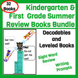 Summer School Review Books for Kindergarten and First Grad