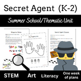 Summer School: Secret Agent Thematic Unit (K-2)