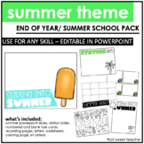 Summer School Theme Pack | Editable