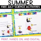 Free Science Activities Great for sub plans
