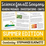 Summer Science Reading Passages and Activities | Printable