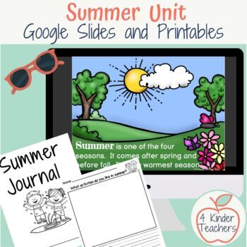 Preview of Summer Science Unit: Summer Weather, Animals in Summer, Summer Activities...