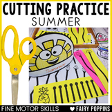 Summer Cutting Practice - Scissor Skills, Fine Motor Activities