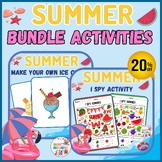 Summer Season BUNDLE Activities / End Of The Year Fun Activities