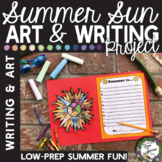 Summer Season Descriptive Writing and Art Project