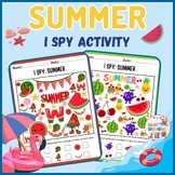 Summer Season  I SPY Activity | End of the Year Activity