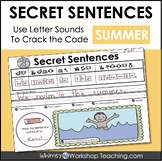 Summer Secret Sentences Practice Worksheets Activities Fir