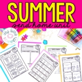 Summer Send Home Preschool Language Unit - Summer Speech a