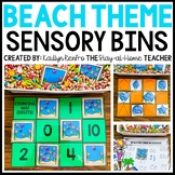 Beach Summer Preschool Sensory Bins | Summer Toddler | Fin