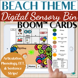 Summer Sensory Bin Beach Speech Therapy Boom™ Cards for Mi