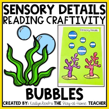 Preview of Summer Sensory Details Reading Craft