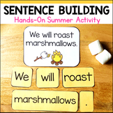 Summer Sentence Building - Kindergarten Summer Reading Pra