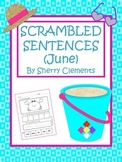 Summer Sentence Building | Writing Sentences | Cut and Paste