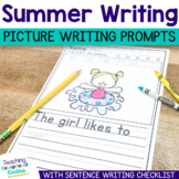 Summer Writing Prompts with Pictures and Sentence Starters