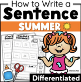 End of Year Summer Writing Prompts | Summer Sentence Writi