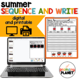 Summer Sequence Writing - Story Sequencing - Sequence of Events