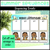 Summer Sequencing Events Literacy Center