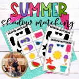 Summer Shadow Matching for Preschoolers