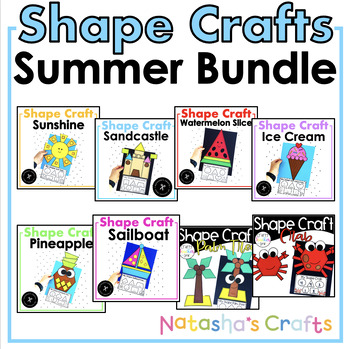 Preview of Summer Shape Craft Bundle