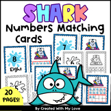 Summer Shark Numbers Matching Game, Ocean Animals Identify