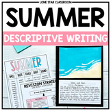 Summer Descriptive Writing - Show, Don't Tell - Season Writing
