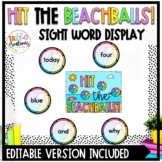 Summer Sight Word Display | Classroom Display | Editable