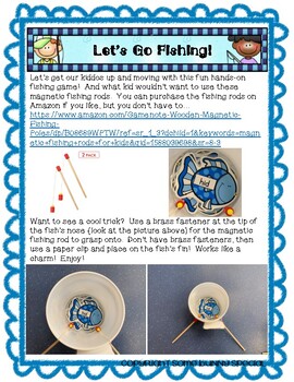 Summer Sight Word Fishing Game! by Some Bunny Special