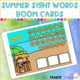 Summer Sight Words Boom Cards | Digital Reading Centers