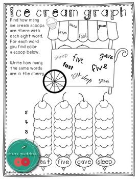 summer sight words worksheets by cherry workshop tpt