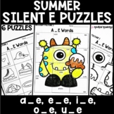 Summer Silent E Puzzles